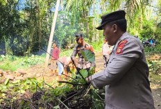 Jembatan Dua Kelurahan di Lubuk Linggau Disulap Bersih dan Aman, Program BELIDA Polda Sumsel Libatkan Warga